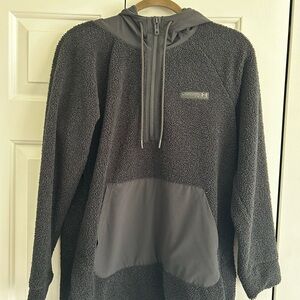 Under Armour Sherpa Fleece Half-Zip Hoodie - Black